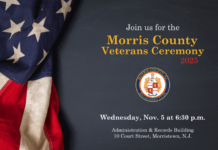 Morris County to Honor Veterans at Annual Ceremony on November 5