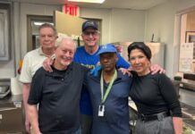 Madison Rotary Serves Dinner at Homeless Solutions Shelter