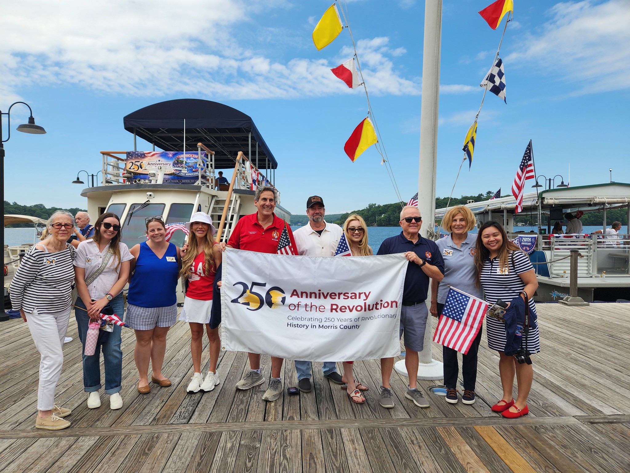 America's 250th Birthday Celebrated with Lake Hopatcong Flotilla
