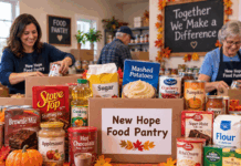 New Hope Food Pantry Seeks Donations for Thanksgiving Baskets