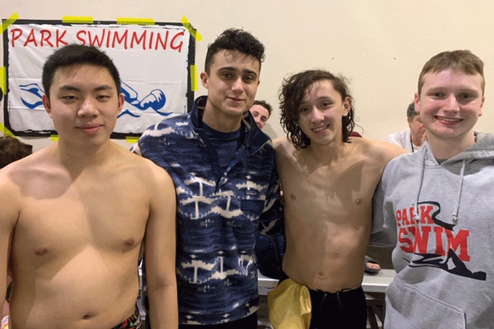 Park Swim Team qualified for Boy's Freestyle Relay - Morris Focus